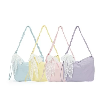 Moda ruched neylon sumka